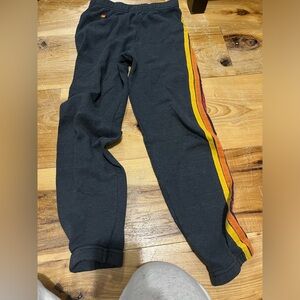 Black kids aviator nation sweatpants